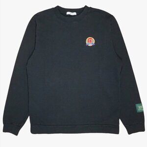 Danzy Classic Black Logo Patch Crewneck Size Large
